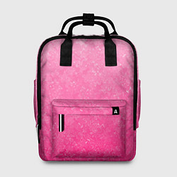 Рюкзак женский Розовый градиент с узором, цвет: 3D-принт
