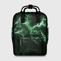 Рюкзак женский Lightning green line, цвет: 3D-принт