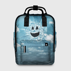 Рюкзак женский Смайл Черное зеркало, цвет: 3D-принт