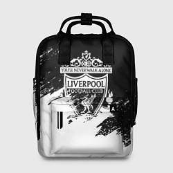 Рюкзак женский Liverpool краски белые, цвет: 3D-принт