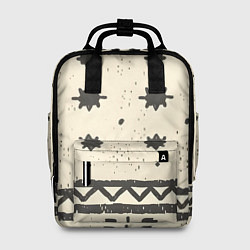 Рюкзак женский Африканские примитивные узоры, цвет: 3D-принт