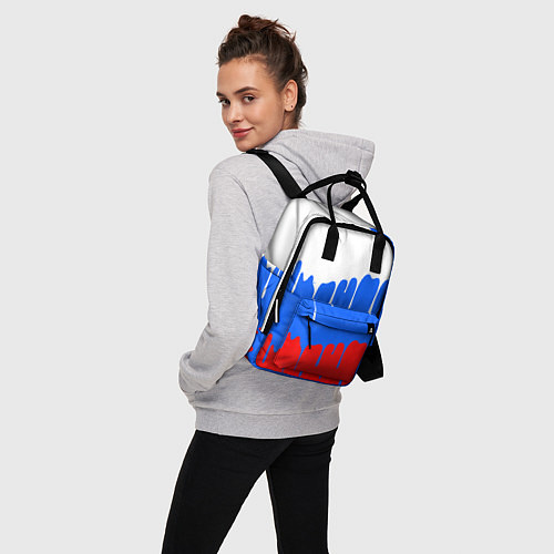 Женский рюкзак Патриот - флаг / 3D-принт – фото 3