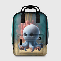 Рюкзак женский Блуберрини Октопусини мем, цвет: 3D-принт