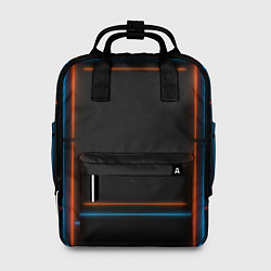 Женский рюкзак Neon black red blue