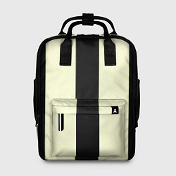 Женский рюкзак Color black beige line