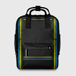 Женский рюкзак Neon yellow blue