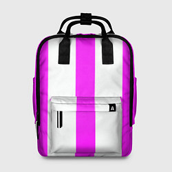 Женский рюкзак Color white pink lines