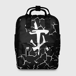 Рюкзак женский Doom трещины текстура, цвет: 3D-принт