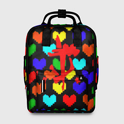 Женский рюкзак Doom love pixel pattern