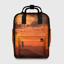 Рюкзак женский Закат на перевале актопрак, цвет: 3D-принт