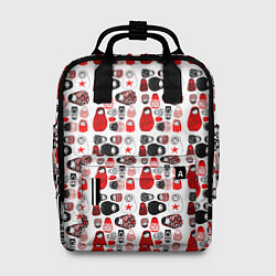 Женский рюкзак Много матрешек