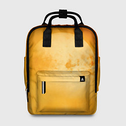 Рюкзак женский Солнце надпись высокая температура, цвет: 3D-принт