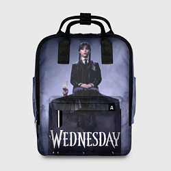 Рюкзак женский Уэнсдей и вещь на могиле Wednesday, цвет: 3D-принт