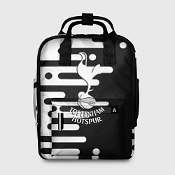 Рюкзак женский Тоттенхэм Хотспур геометрия, цвет: 3D-принт