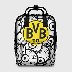 Рюкзак женский Borussia глаза текстура, цвет: 3D-принт