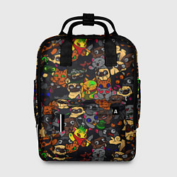 Рюкзак женский Paw, цвет: 3D-принт