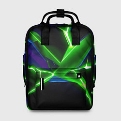 Рюкзак женский Green glow, цвет: 3D-принт