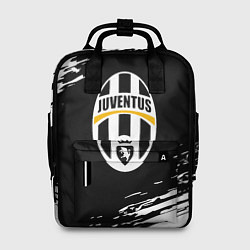 Рюкзак женский Juventus краски штрихи текстура, цвет: 3D-принт