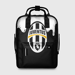 Рюкзак женский Juventus капли красок, цвет: 3D-принт