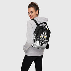 Рюкзак женский Ювентус краски всплеск текстура, цвет: 3D-принт — фото 2