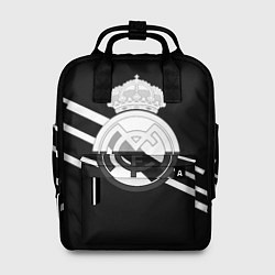 Рюкзак женский Реал Мадрид полосы текстура линии, цвет: 3D-принт