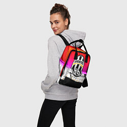 Рюкзак женский Ювентус спорт люди, цвет: 3D-принт — фото 2