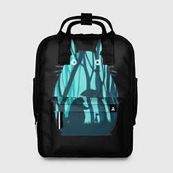 Рюкзак женский Тоторо в лесу, цвет: 3D-принт