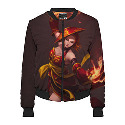Бомбер женский Lina: Dragon Fire, цвет: 3D-черный