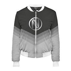 Бомбер женский EnVyUs Uniform, цвет: 3D-белый