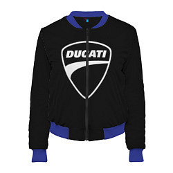 Бомбер женский Ducati, цвет: 3D-синий