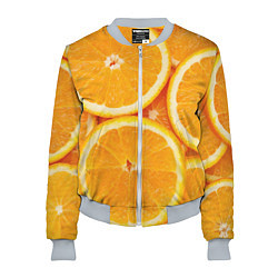 Бомбер женский Апельсин, цвет: 3D-меланж