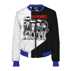 Бомбер женский Ramones Boys, цвет: 3D-синий
