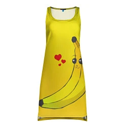 Туника женская Just Banana (Yellow), цвет: 3D-принт