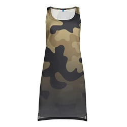 Туника женская Camouflage Khaki, цвет: 3D-принт