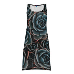 Туника женская Цветы Розы, цвет: 3D-принт