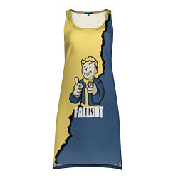 Туника женская Fallout logo boy, цвет: 3D-принт