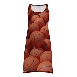 Туника женская Узор с баскетбольными мячами, цвет: 3D-принт