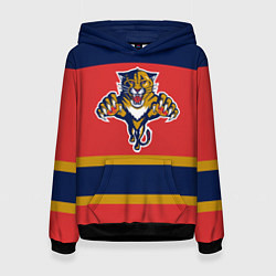 Толстовка-худи женская Florida Panthers, цвет: 3D-черный