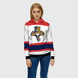 Толстовка-худи женская Florida Panthers, цвет: 3D-черный — фото 2