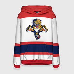 Толстовка-худи женская Florida Panthers, цвет: 3D-красный