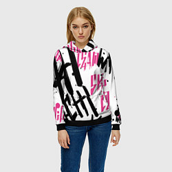 Толстовка-худи женская Kai Wachi, цвет: 3D-черный — фото 2