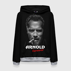 Толстовка-худи женская Arnold forever, цвет: 3D-меланж