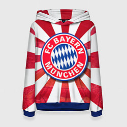 Толстовка-худи женская FC Bayern, цвет: 3D-синий