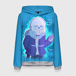 Толстовка-худи женская Winter Sans, цвет: 3D-меланж