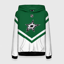 Толстовка-худи женская NHL: Dallas Stars, цвет: 3D-черный