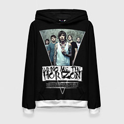 Толстовка-худи женская Bring Me The Horizon, цвет: 3D-белый