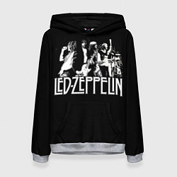 Толстовка-худи женская Led Zeppelin: Mono, цвет: 3D-меланж