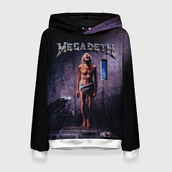 Толстовка-худи женская Megadeth: Madness, цвет: 3D-белый