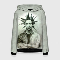 Толстовка-худи женская Король и Шут, цвет: 3D-черный