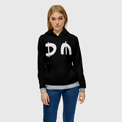 Толстовка-худи женская DM Rock, цвет: 3D-меланж — фото 2